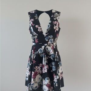 Windsor Black and Pink Floral Dress